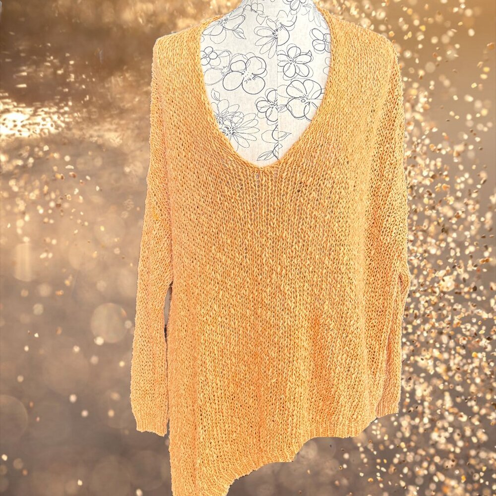 Free People Knitted Off Angle Sweater